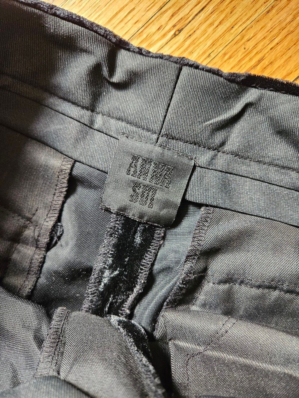 Anna Sui Vintage 2002 Runway Velvet Embroidered Pants - Picture 5 of 12